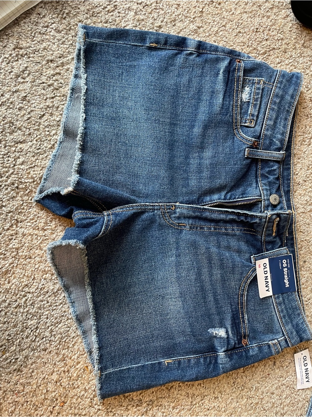 Old Navy Blue Denim Cutoff Shorts